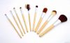 9 Pcs Brush Set Bamboo Handle