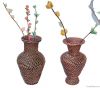 Wicker Flower Vases