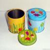 round candy tin box wi...
