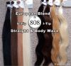 pre-bonded 100% human remy hair