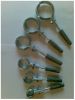 Pipe hanger with wall ...