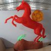 Manufaturer 100% handmade commercial led horse light outdoor decoration