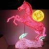 Manufaturer 100% handmade commercial led horse light outdoor decoration