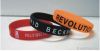 Silicone rubber gifts-custom wristbands