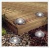 Stainless steel solar deck light