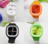 fashion silicone jelly quartz watch