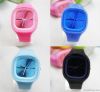 fashion silicone jelly quartz watch