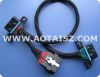 Wire harness OBDII male to female cable 24v type B connector cable