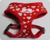 air mesh soft dog harness covered with plush