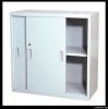 Steel Cabinet with Glass Sliding Door