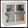 Steel Cabinet with Glass Sliding Door