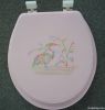 Embroidered Soft Toilet Seat - Elongated