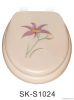 Embroidered Soft Toilet Seat - Elongated