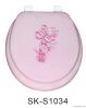 Embroidered Soft Toilet Seat - Elongated