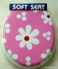 Toilet Seat - Printed Soft Toilet Seat with Cover