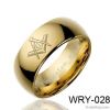 18K Gold Plated Masonic Tungsten Rings Pendants for Men