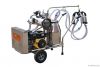 9J-I-type Oil and electricity  rotary vane vacuum pump milking trolley