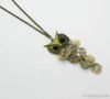 owl shell pendant neck...