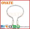 Shaped quartz infrared heating lamp