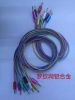 Colorful 3.5mm connector aux car audio cable 1m