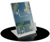 top quality plastic acrylic book holder, leaflet holder