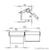aluminium hinge, windo...