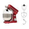 Stand Mixer,5L 800W 6-Speed Tilt-Head Food Mixer, Kitchen Electric Mixer with Dough Hook, Wire Whip & Beater