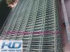 Double wire mesh fence