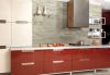 High gloss kitchen cabinet