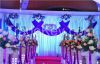 royal blue wedding bac...