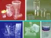Plastic container with...