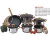 12 pcs stainless steel cookware set