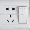 Two Gang Wall Switch and Socket Outlet