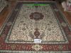 handmade Chinese pure silk carpet, natural silk carpet