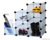 Plastic cube rack