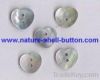 Luminous snail White snail button  shell button akoya shell butto