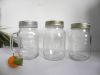 canned food glass jar