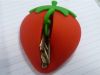 Strawberry shape promotion gift silicone key bag