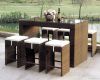 Rattan Bar Set