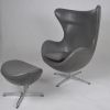 Aniline Leather Egg Chair