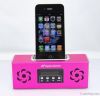 wholesale new portable mini speaker for ipod iphone with FM radio 50pc