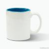 11oz White Coated Mug