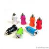 The seven corol mini car carries charger USB Cable for mobile phone