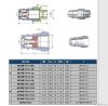 HYDRAULIC PUSH-PULL COUPLING ISO-7241-A POPPET VALVE