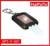 Portable LED keychain solar torch flashlight