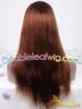 silk strairht brown long indian virgin hair full lace wig