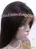 silk strairht indian virgin hair lace front wig