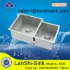 LL4535 kitchin square stainless steel undermount square kitchen sink