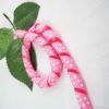 Dot printed curly ribb...