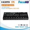 1x8 HDMI Splitter support 4k@60hz with EDID compliant HDCP 